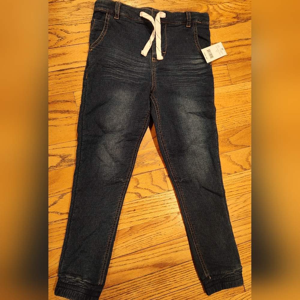 NWT Boys Petit Lem (PL kids) Denim Joggers